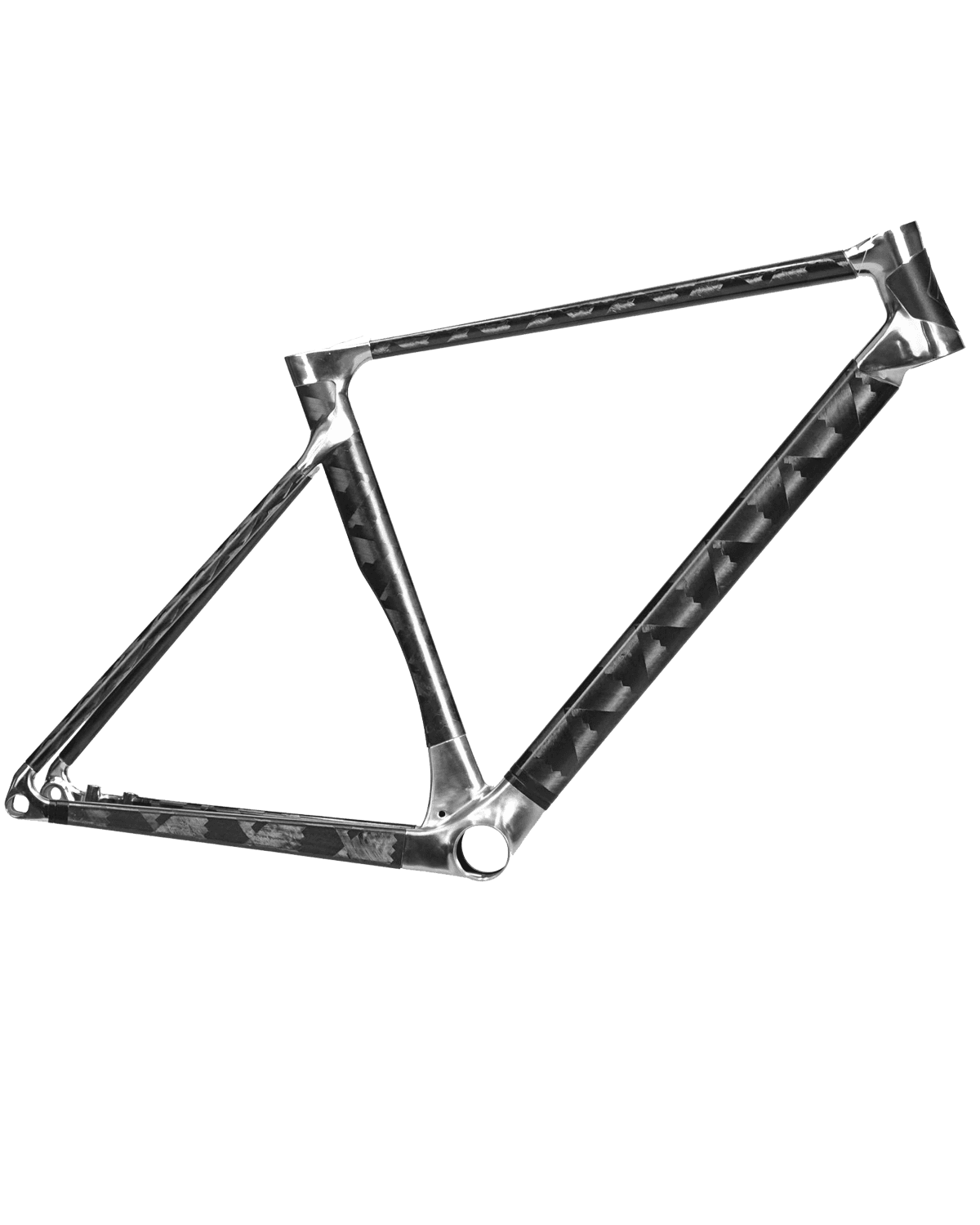 Carbon–Ti Hybrid frame, road configuration